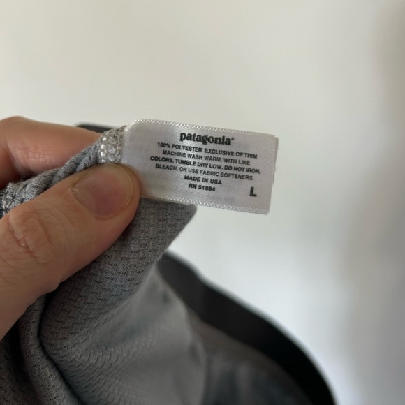 Grey Capilene Patagonia Thermal Bottoms Large - Picture 6 of 6